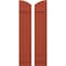 Ekena Millwork Americraft 3-Board (2 Batten) Wood Joined Board-n-Batten Shutters w/Ellipt Top, ARW101BE311X77CLH, PR ARW101BE311X77CLH - alternate 1